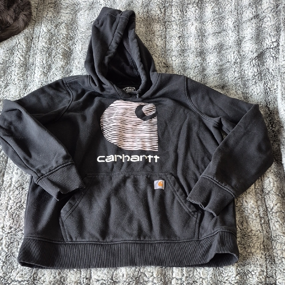 Carhartt 🖤  Black Logo Hoodie (641)